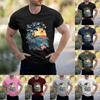 Men's Stand Collar Short Sleeve Shirt Loose Leisure Holiday Shirt Man