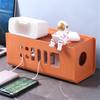 Cable Holders Large Capacity Heat Dissipation Plastic Large Cable Organizer  Management Box for Home