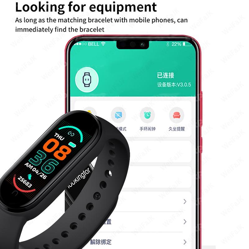 Смарт-часы M6 для мужчин и женщин, фитнес, спорт, смарт-браслет Fitpro, версия Bluetooth, музыка, пульс, фотографировать, умные часы для Xiaomi