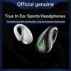 Ear Clip Headphone Wireless Bluetooth 5.3 Headset Waterproof Sports Earphone HiFi Stereo Earbud with Microphone