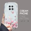 Мультяшный узор кремовая текстура чехол волнистый край мягкий силиконовый чехол для телефона OPPO Reno Realme OnePlus Vivo