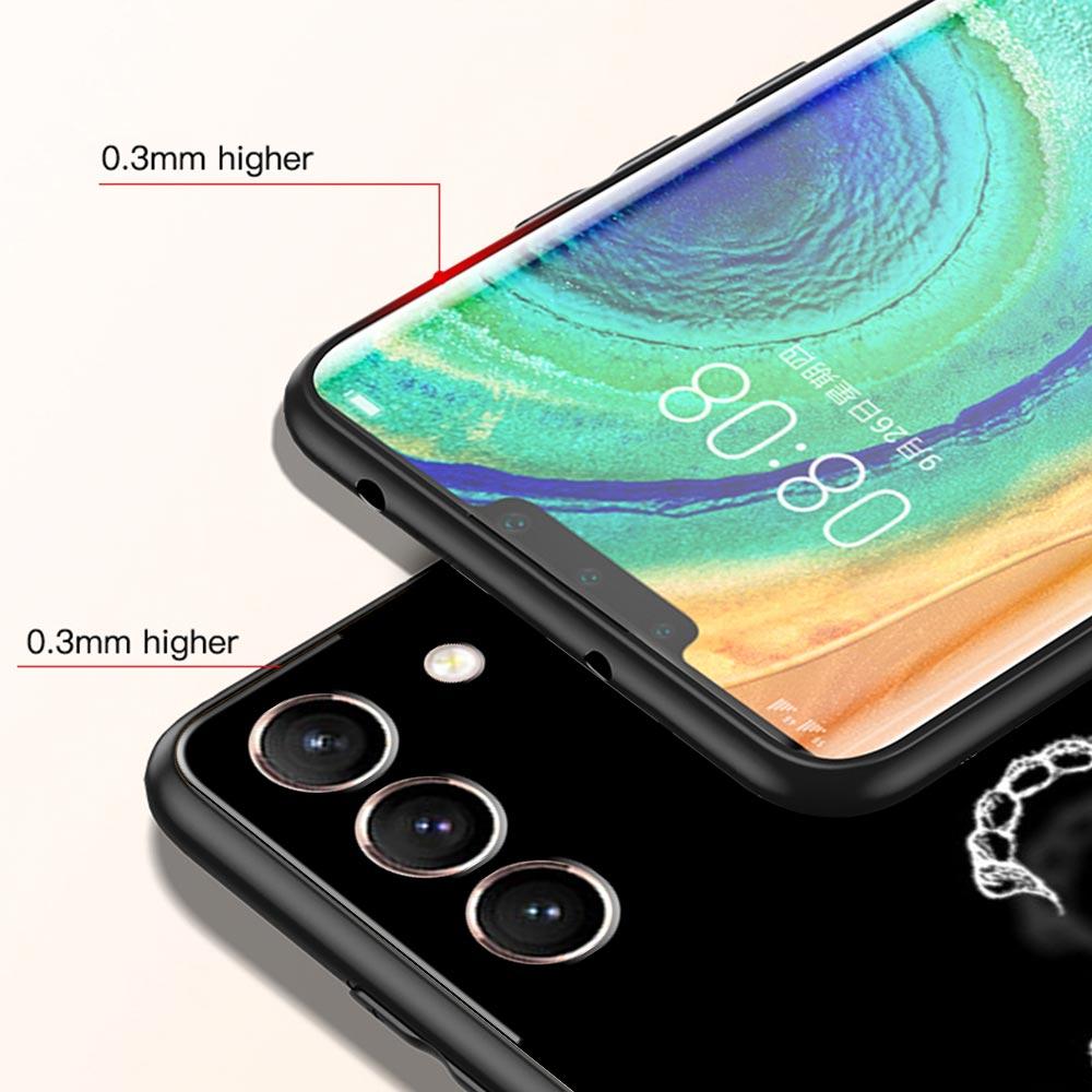 Мультяшный чехол-скорпион для Samsung Galaxy S26 Ultra S25 Plus S24 FE S23 S22 5G S21 S20 Черный Мягкий