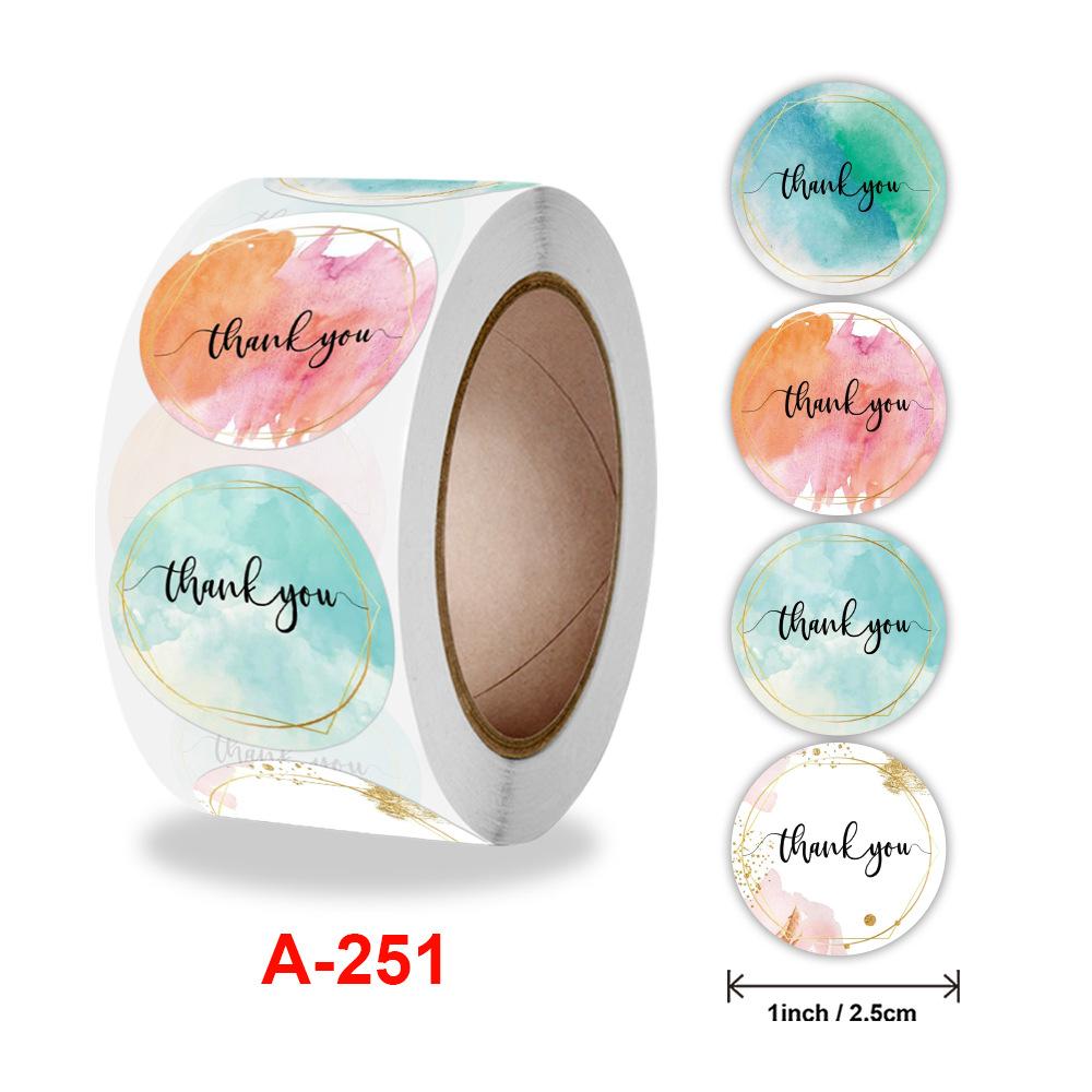 500 шт./рулон 1 дюйм Белый DIY Handmade с Love Label Свадебные самоклеящиеся наклейки для вечеринки Подарочные украшения Handmade Канцелярские наклейки