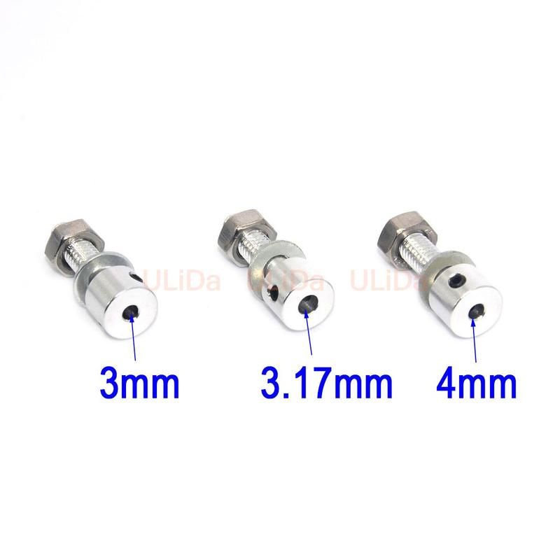 2pcs RC Plane Airplane Spinner Propeller Shaft Motor Propeller Adapter 3.0 or 3.17 4.0mm use Spinner and Propeller Models Part
