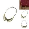 Fashionable Retro Angel Wing Pendant Women Metal Necklace Accessory