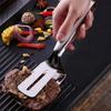 Stainless Steel Frying Shovel Clip Multifunctional Steak BBQ Tongs Frying Fish Spatula Clip Bread Clip Household Kitchen Tool