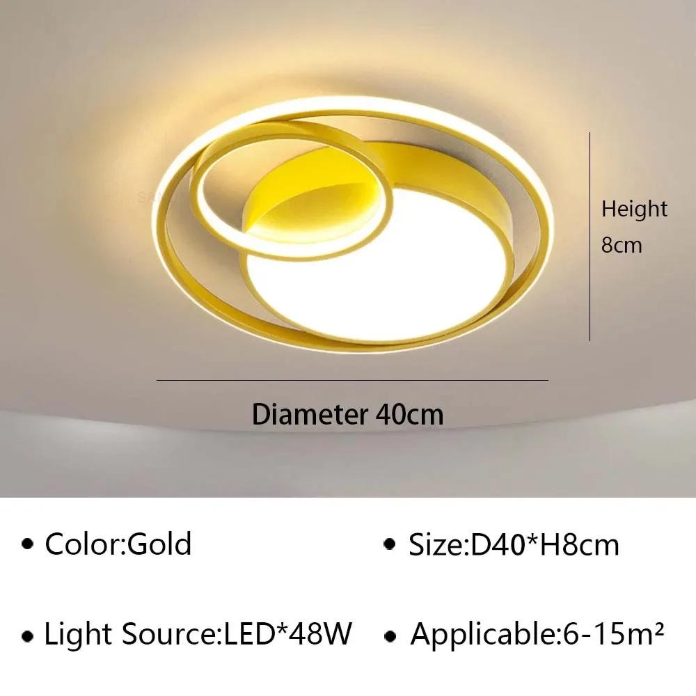 Современный светодиодный потолочный светильник для гостиной, столовой, спальни, прохода, детской комнаты, потолочный светильник для домашнего декора, внутреннее освещение