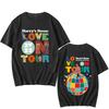 Футболка Harrys House Love on Tour Мужская с круглым вырезом 100% Хлопок Летняя Модная Повседневная с коротким рукавом Унисекс