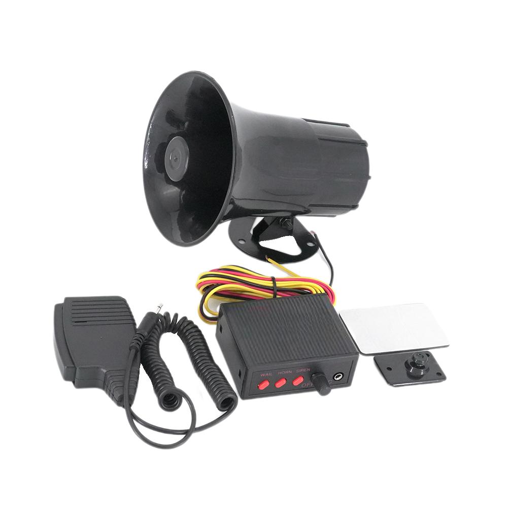 Автомобильная сирена для мотоцикла, грузовика, аксессуары, универсальный 12 В, 50 Вт, автомобильный гудок, мегафон, 3-звуковой аварийный предупреждающий сигнал для лодки