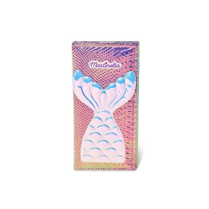 Portefeuille maquillage - MARTINELIA - Sirène - Holographique - Compact - Multicolore