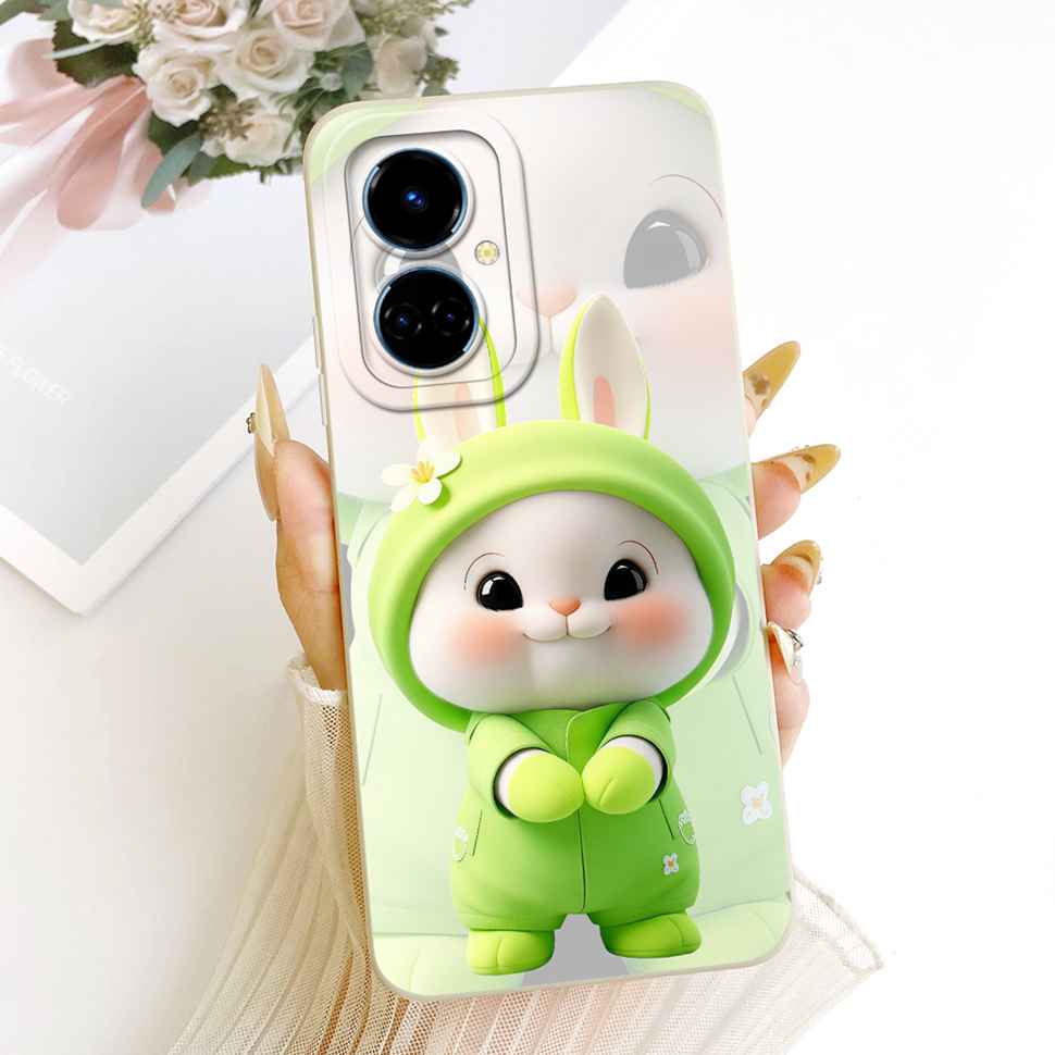 For Tecno Camon 19 CI6n Case Blue Pattern Cat Cover Soft Silicone Casing For Tecno Camon 19 Camon19 Cover Phone Shell