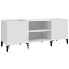 VidaXL Record Cabinet, Side Cabinet with Storage, Furniture for Turntable, Living Room Buffet, Industrial, Home 831933