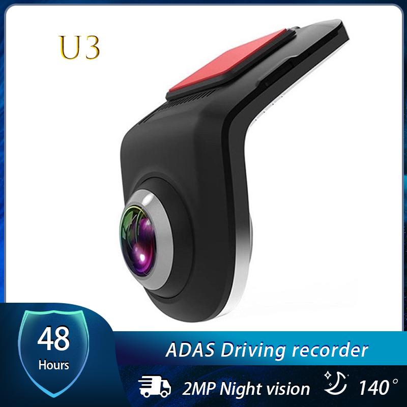 icreative U3 Car DVR Camera ADAS Auto Digital Video Recorder Dash Cam for Android Multimedia Player Car DVRs