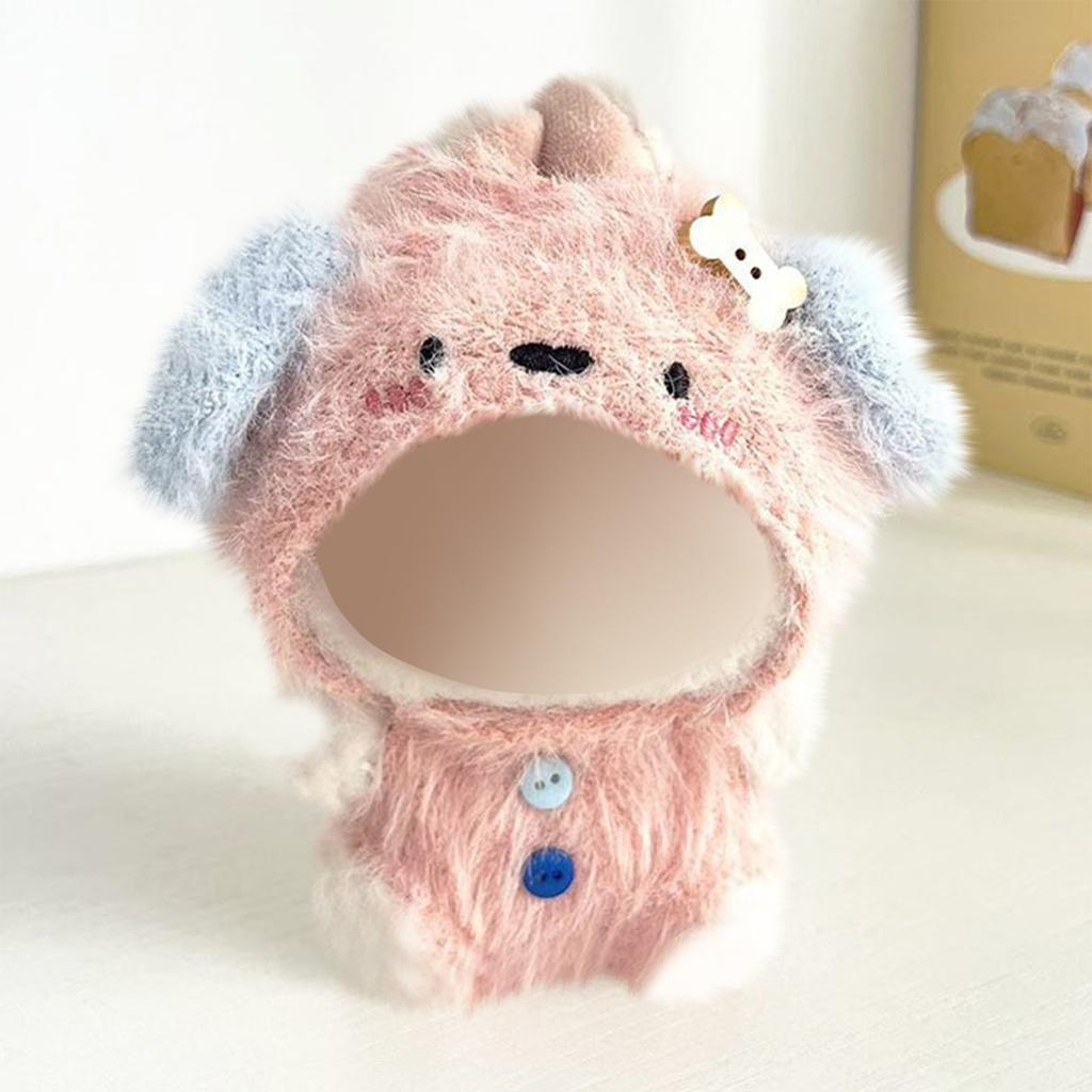 Комплект одежды для кукол 17 см, аксессуары для кукол, топ с сердечками, шарф, шапка, без кукол