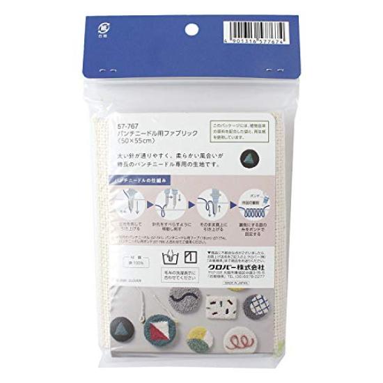 Clover Punch Needle Натуральная ткань, 50x55см, 57-767,