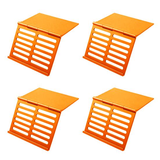 1/4Pcs Mahjong Card Holder for Table, Under-Mat Slide-in Mahjong Card Stand, Foldable Angled Viewing Display Rack, 3D Printed Table Accessory