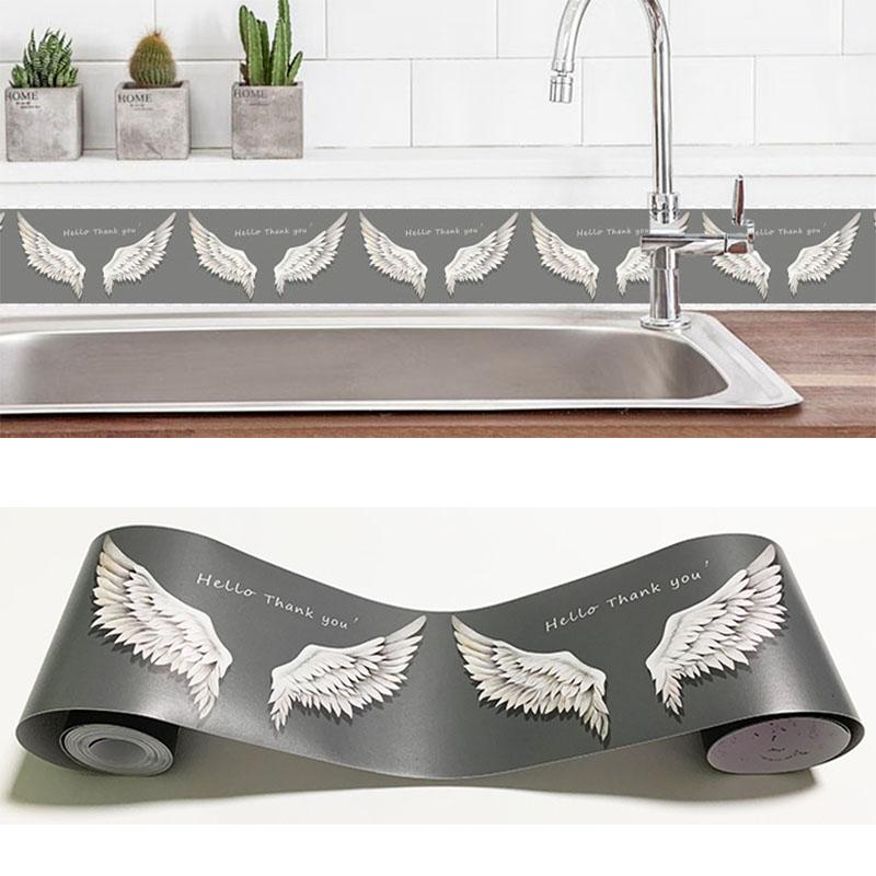 Мраморная мозаика, плинтус, наклейки на стену, ПВХ, самоклеящиеся, для гостиной, ванной комнаты, кухни, водонепроницаемая плитка, наклейки на талию, обои, границы, декор