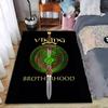 Viking Brotherhood Dragon Carpet suitable as a non-slip mat for the living room or bedroom sofa