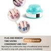 Electric Nail Soak Bowl Automatic Heating Nail Polish Remover Mild And Steam U V Gel Nail Polish Removal Home Nail Salon(blue)1pc