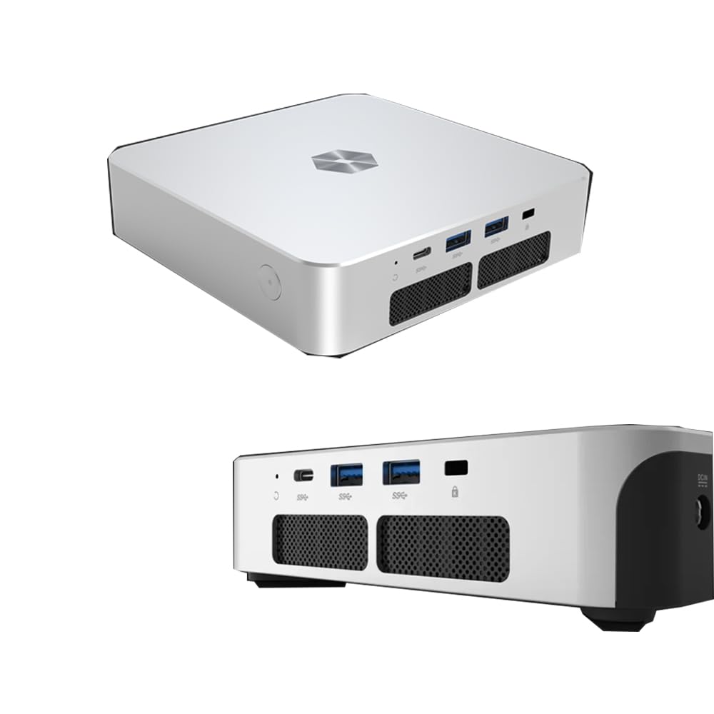 GZBOX Mini PC Small PC Mini PC Ultra High Performance Windows 11 Pro Оснащен AMD Ryzen7 8845H Small PC 16 ГБ 5600 МГц DDR5 500 ГБ NVMe SSD