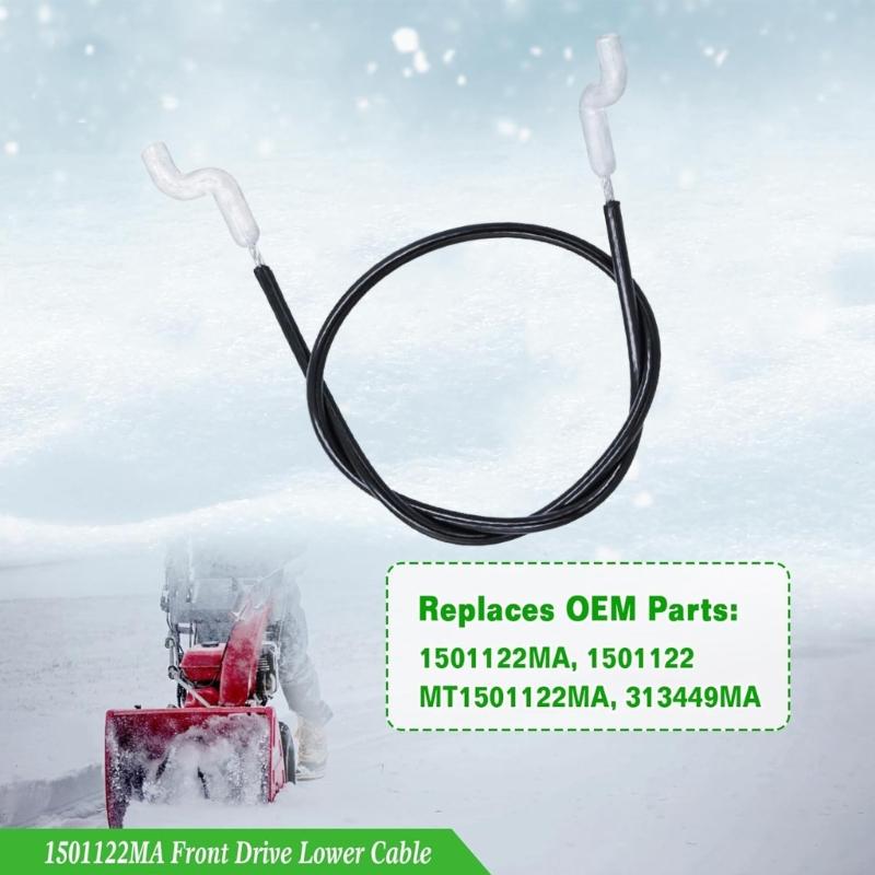 Lower Drive Cable Set Grass Mower Replacement Cable Created For Snow Throwers And Snow Blowers 12 Inch Length