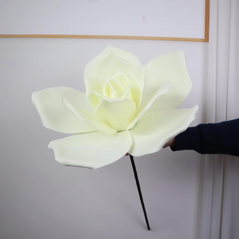 40/50 см ПЭ пена цветок розы большой цветок ручной работы эстетические искусственные головки цветов свадебные аксессуары