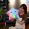 Soft LED Star Doll Toy Star Soft Star Pillow Electronic Star Plush Toy  For Valentine's Day Gifts