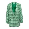 Green Plaid Blazer Vani Woman