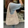 Tote Bag Knit Bag Mesh Hollowed Out Women's Shoulder Bag Woven Bag Handbag