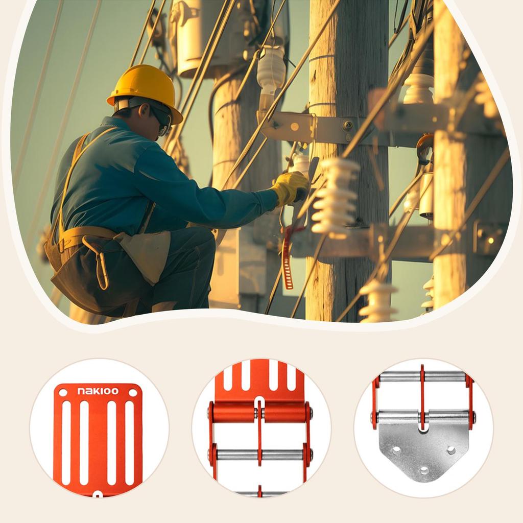 Quick Release Tool Belt Buckle Versatile for Electrician Stainless Steel Axle 53mm Width Adjustable Chain Clip Belt Attachment