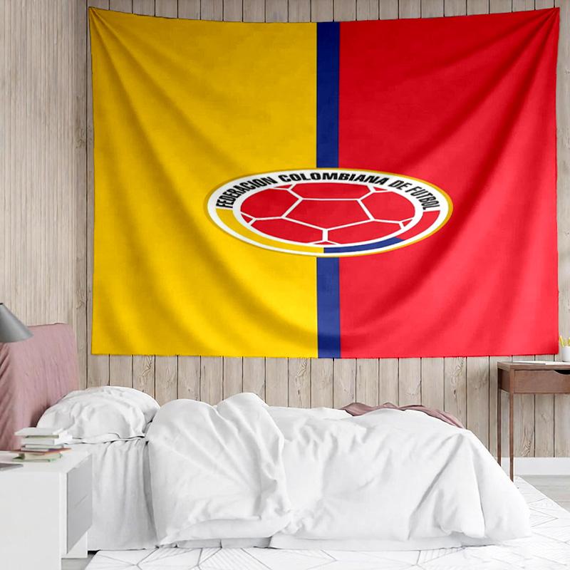 Colombian national football team Tapestry Accessories Playroom Tapestry, for Bedroom,Livingroom, dormitory Room Wall Decor Fan Birthday Gifts