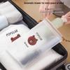 Портативный мультяшный мешок на кулиске для хранения - Водонепроницаемый и пыленепроницаемый, Идеально подходит для одежды, обуви и нижнего белья.