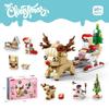 Строительные блоки Санта-Клауса, совместимые с LEGO: Подарок на Фестиваль Рождественской Елки, Детские Образовательные Конструкторы