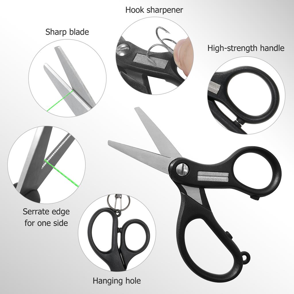 Zinger Retractor Мультифункциональный набор рыболовных плоскогубцев с ножницами для рыбы Zinger Retractor Рыболовные снасти