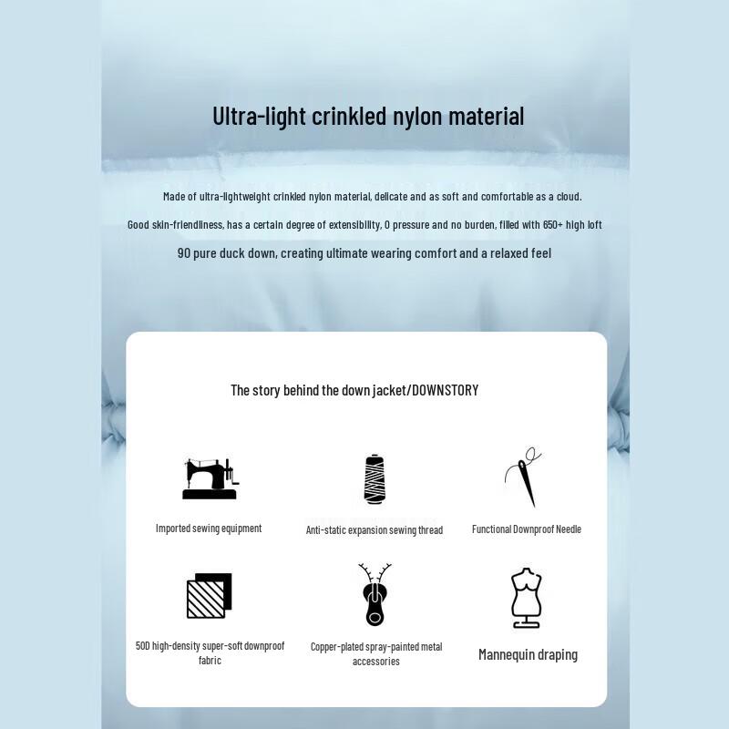 Jinyujie 2024 Women's Short Puffer Down Jacket