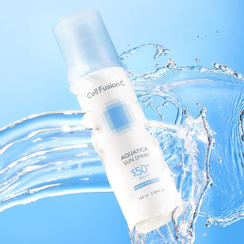 Cell Fusion C Aquatica Солнцезащитный спрей SPF 50+ PA++++ 100 мл