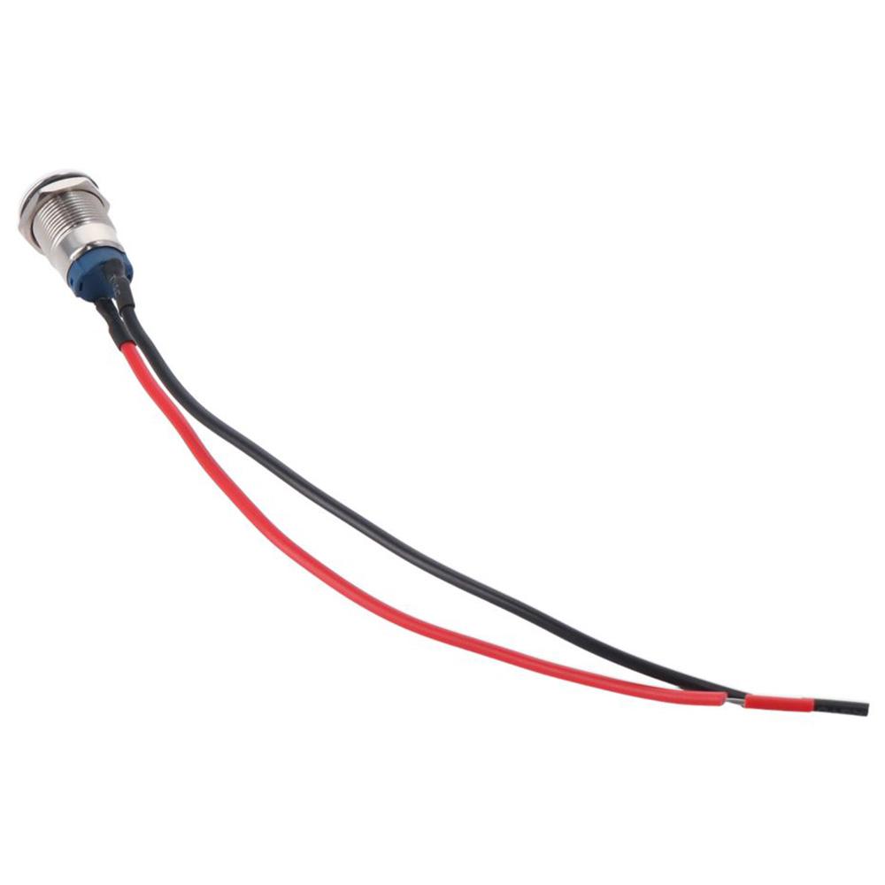 Durable 12mm Push Button Switch Self-Locking Latching On Off Prewired