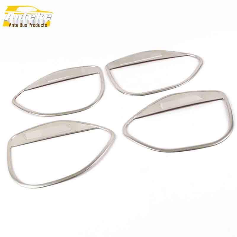 Verano Stainless Steel Door Speaker Cover with Bright Ring - Car Accessory