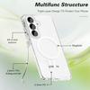 Новый магнитный чехол для мобильного телефона Samsung S26Plus подходит для утолщенного прозрачного чехла-«Терминатора» с блестками MagSafe, противоударного.