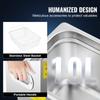 10L Ultrasonic Cleaner Machine Stainless Steel Ultrasonic Cleaning Machine Digital Heater Timer Jewelry Cleaning for Commercial Personal Home Use(10L)