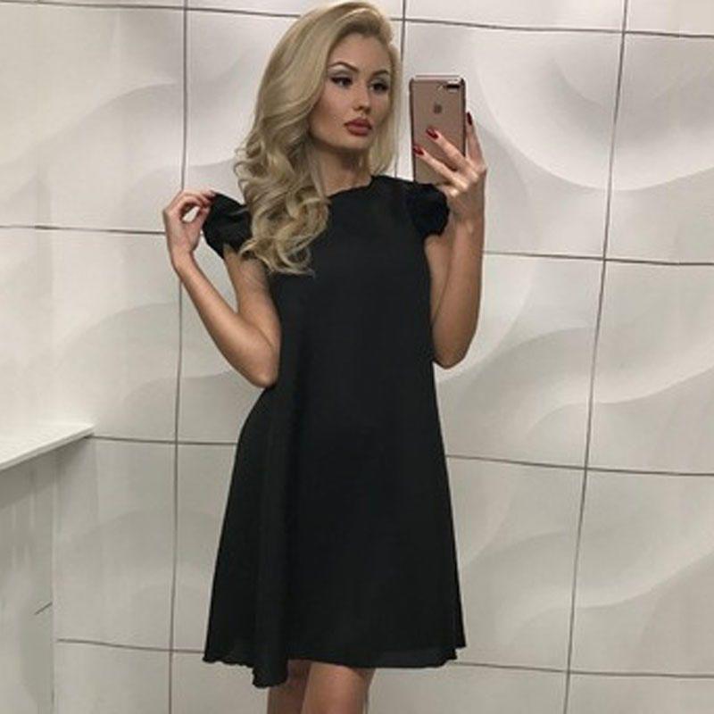 Elegant New Women's Boho Evening Cocktail Party Dress With Exquisite Lotus Leaf Sleeves