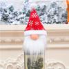 Christmas Decorations Faceless Old Man Doll Wine Bottle Cover Gift Bag Dress Up