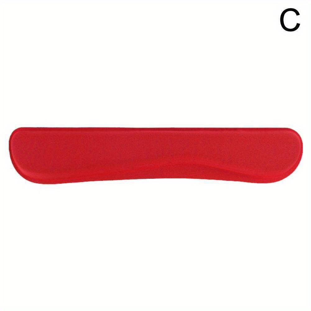 Подушка-подставка для запястий клавиатуры, коврик для мыши, пена с памятью, сверхтонкое волокно для компьютерной игровой клавиатуры, приподнятая платформа для рук