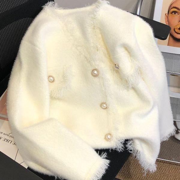 Весенне-осеннее женское пальто, вязаный свитер, женские темпераментные нежные ветровые топы, кардиган с кисточками, куртка