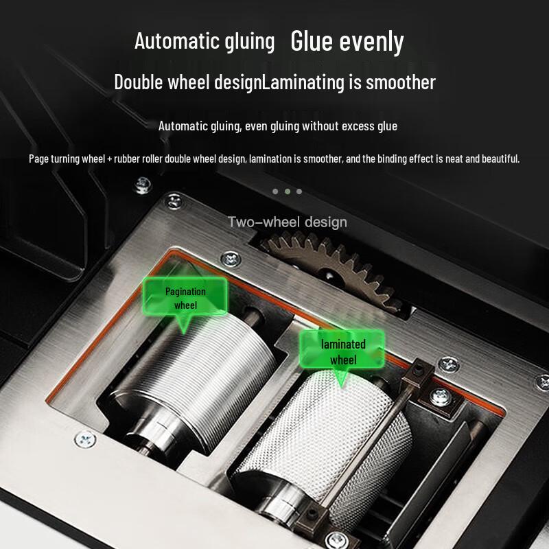 GEPAD JZ-40W Automatic Wireless Hot Melt Glue Binding Machine CN plug (adapter included)