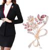 Брошь в форме цветка, универсальные экологически чистые материалы, декоративная брошь с цветочным принтом, булавка для подарка