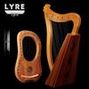 Lyre Harp: 16-Note, 19-String & 7-Note, 10-String Kithara Instrument
