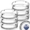 Round Glass Ashtray 10 Cm 6 Pcs.