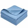 SINLAND Absorbent, Quick-Drying Microfiber Glass Wiping Cloths, Glass Cloths, Kitchen Dish Cleaning Towels, Car Wash Towels, Cleaning Cloths (Blue, 40
