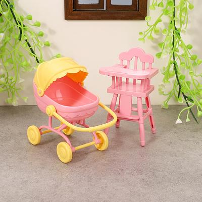 1 комплект мини-игрушек для кукольной коляски, детских обеденных столов, игрушечных кукольных домиков, колясок для детей, ролевых игр